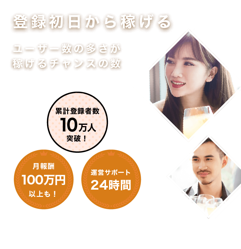 今からどこに呼びますか？居酒屋・バー・カラオケなど行き慣れた店舗で合流可能！累計登録者数8万人突破！最短で30分後に合流可！リピート利用率80%！
