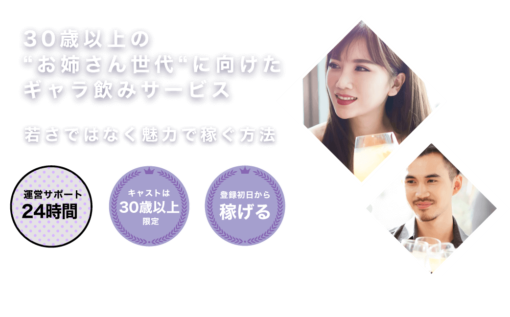 今からどこに呼びますか？居酒屋・バー・カラオケなど行き慣れた店舗で合流可能！累計登録者数8万人突破！最短で30分後に合流可！リピート利用率80%！